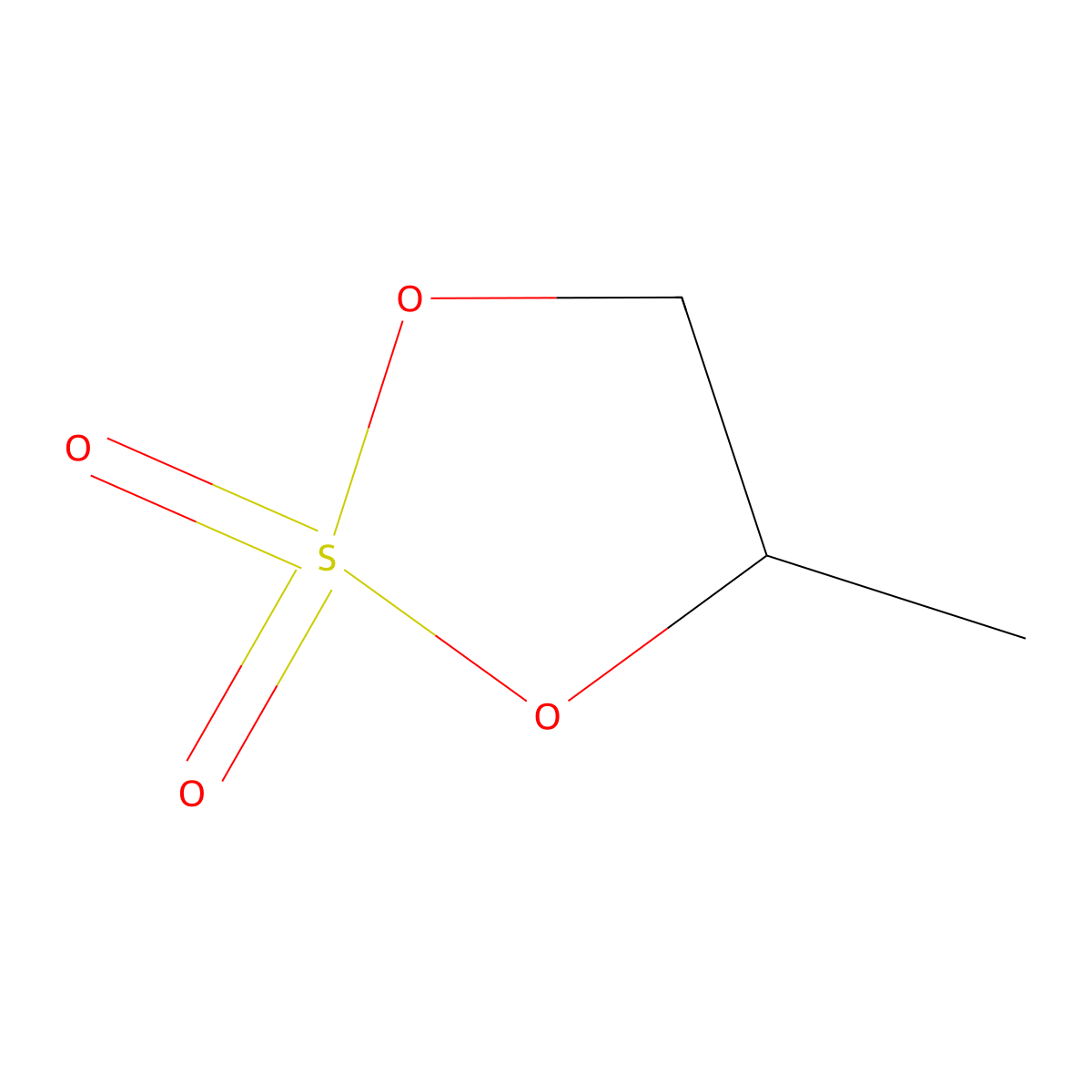 (4S)-Methyl-[1,3,2]dioxathiolane 2,2-dioxide molecular structure, CAS 174953-30-1