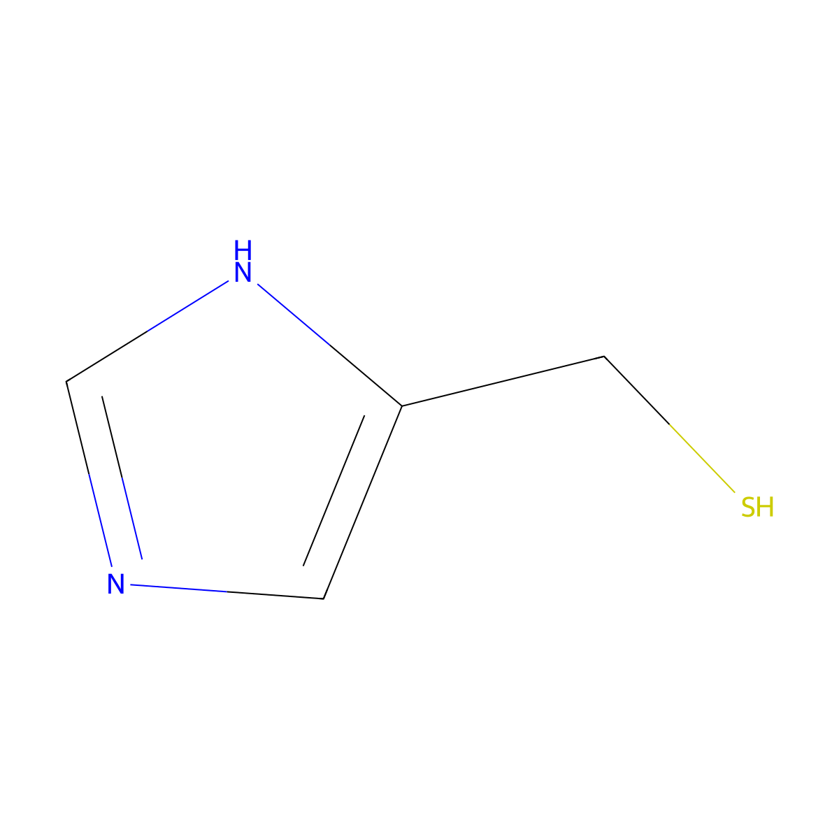1H-imidazol-5-ylmethanethiol molecular structure, CAS 17496-21-8