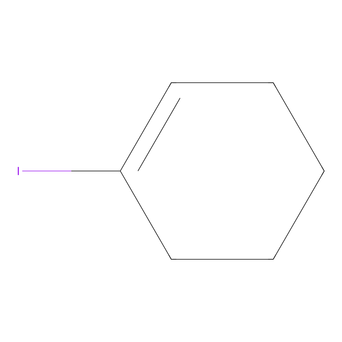 1-Iodocyclohexene molecular structure, CAS 17497-53-9