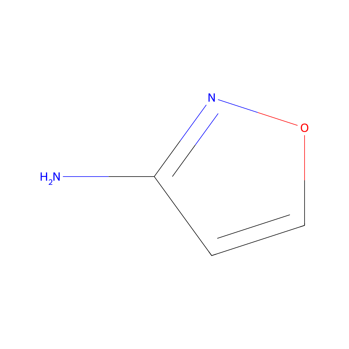 3-Isoxazolamine molecular structure, CAS 1750-42-1