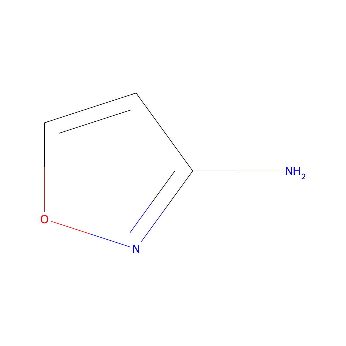 3-Isoxazolamine molecular structure, CAS 1750-42-1