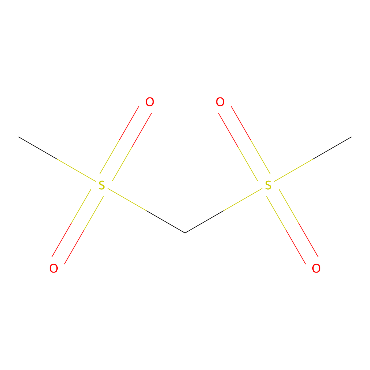 Bis(methylsulfonyl)methane molecular structure, CAS 1750-62-5