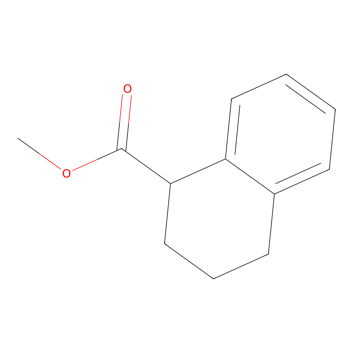 Methyl 1,2,3,4-tetrahydronaphthalene-1-carboxylate molecular structure, CAS 17502-86-2