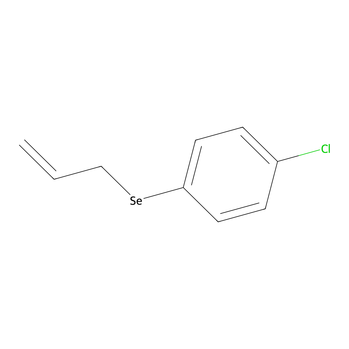 4-(Allylseleno)-1-chlorobenzene molecular structure, CAS 17508-29-1