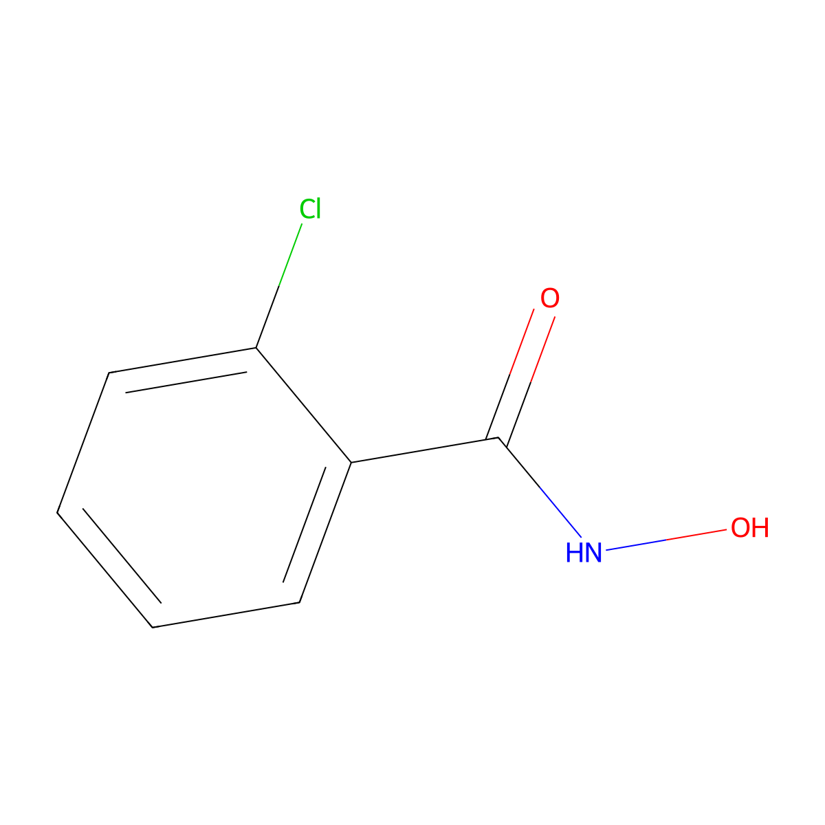 2-Chloro-N-hydroxybenzamide molecular structure, CAS 17512-69-5