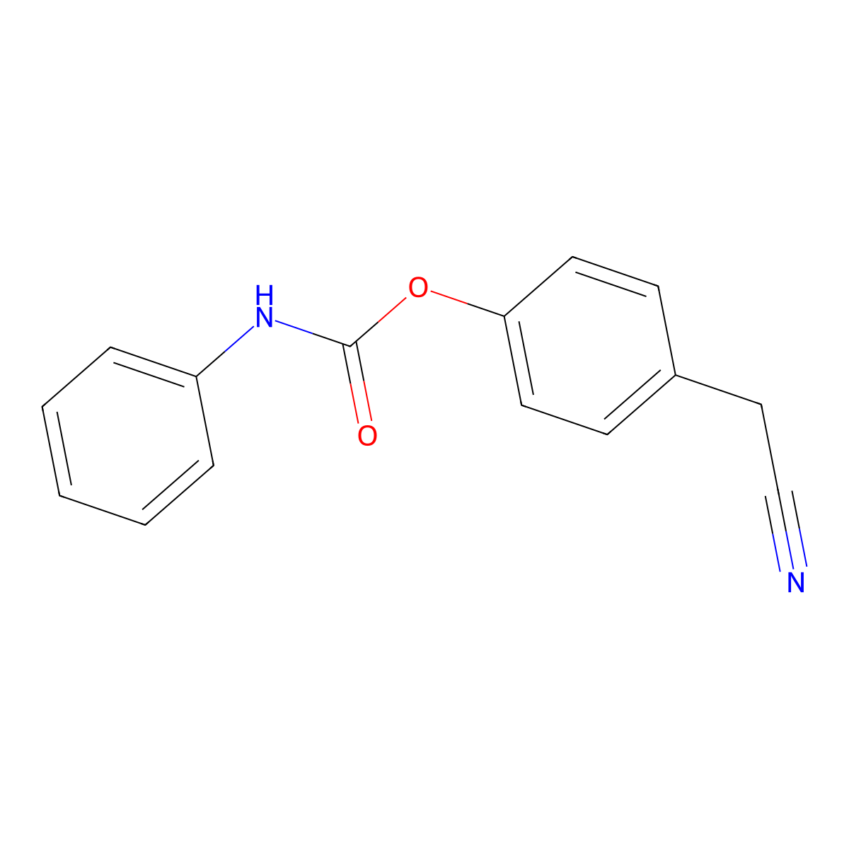 4-(Cyanomethyl)Phenyl N-Phenylcarbamate molecular structure, CAS 175135-37-2