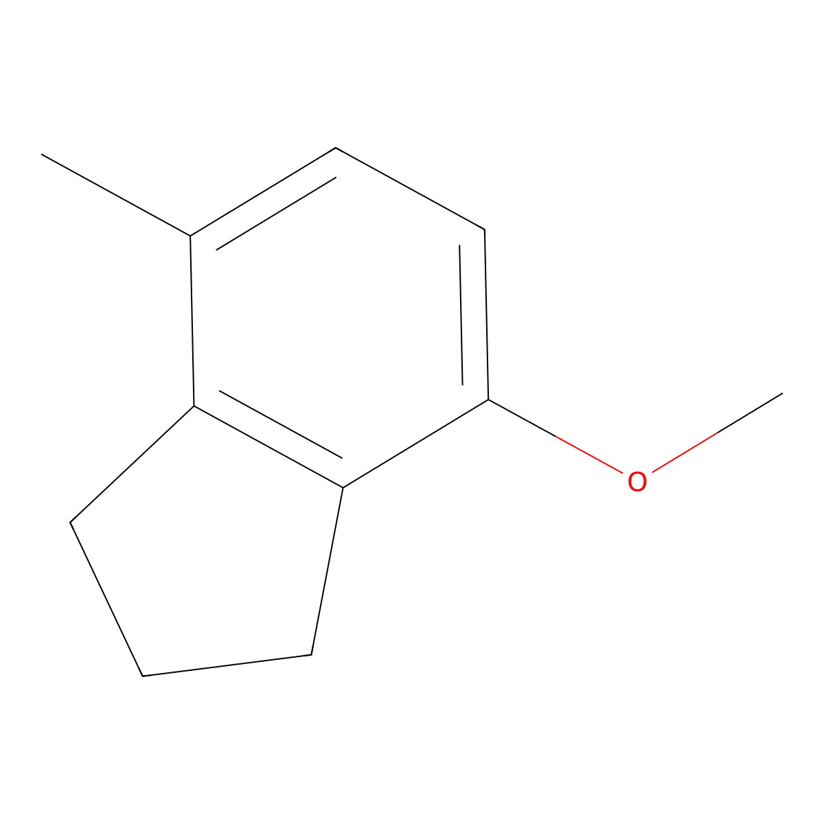 4-Methoxy-7-methylindane molecular structure, CAS 175136-08-0