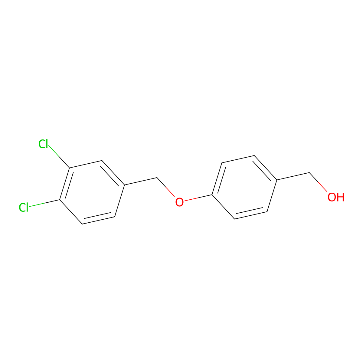 {4-[(3,4-Dichlorobenzyl)oxy]phenyl}methanol molecular structure, CAS 175136-14-8