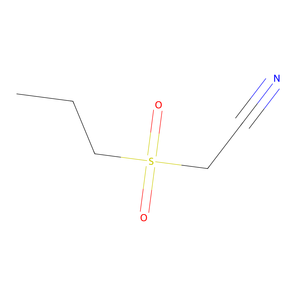 2-(Propane-1-sulfonyl)acetonitrile molecular structure, CAS 175137-61-8