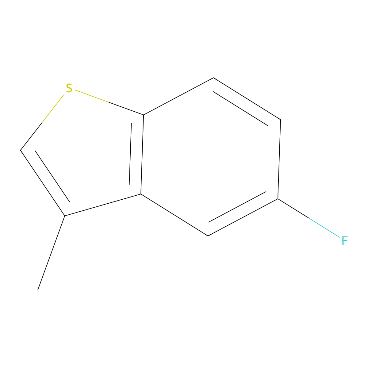 5-Fluoro-3-methyl-benzo[b]thiophene molecular structure, CAS 17514-63-5