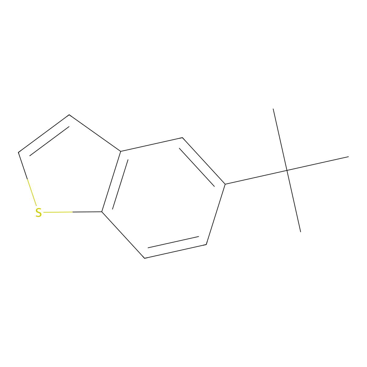 5-tert-Butylbenzo[b]thiophene molecular structure, CAS 17515-00-3