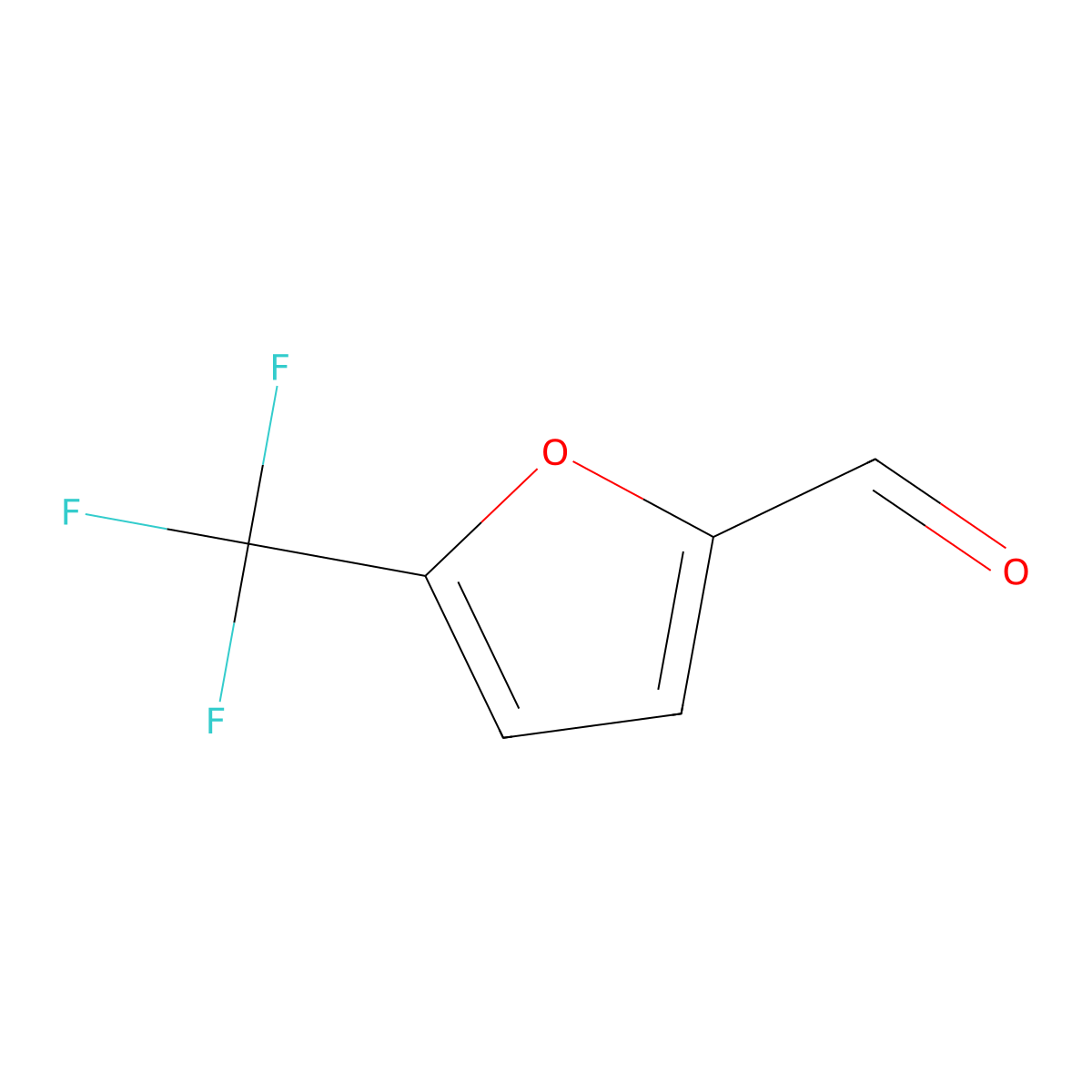 5-(Trifluoromethyl)furan-2-carbaldehyde molecular structure, CAS 17515-80-9