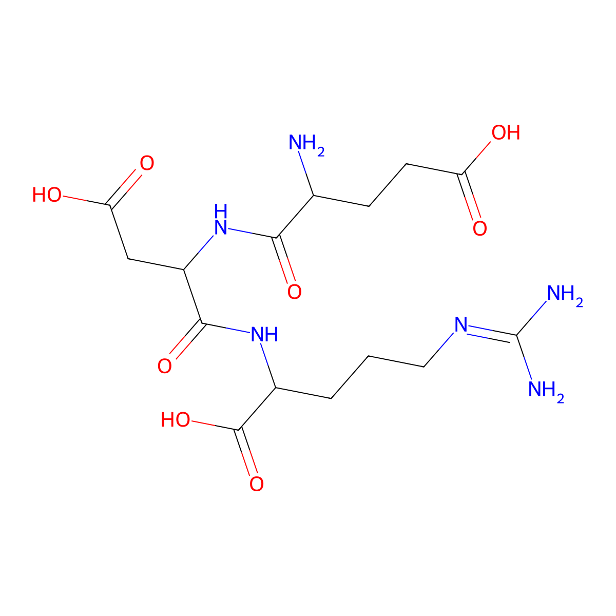 Glu-Asp-Arg molecular structure, CAS 175175-23-2