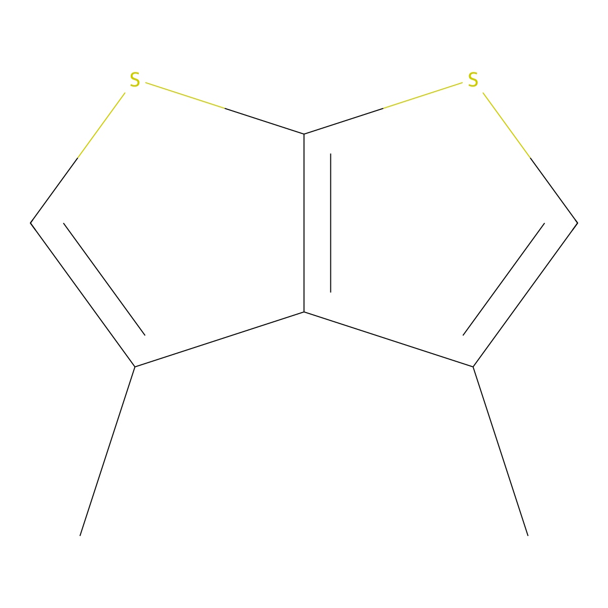 3,4-Dimethylthieno(2,3-b)thiophene molecular structure, CAS 175202-58-1
