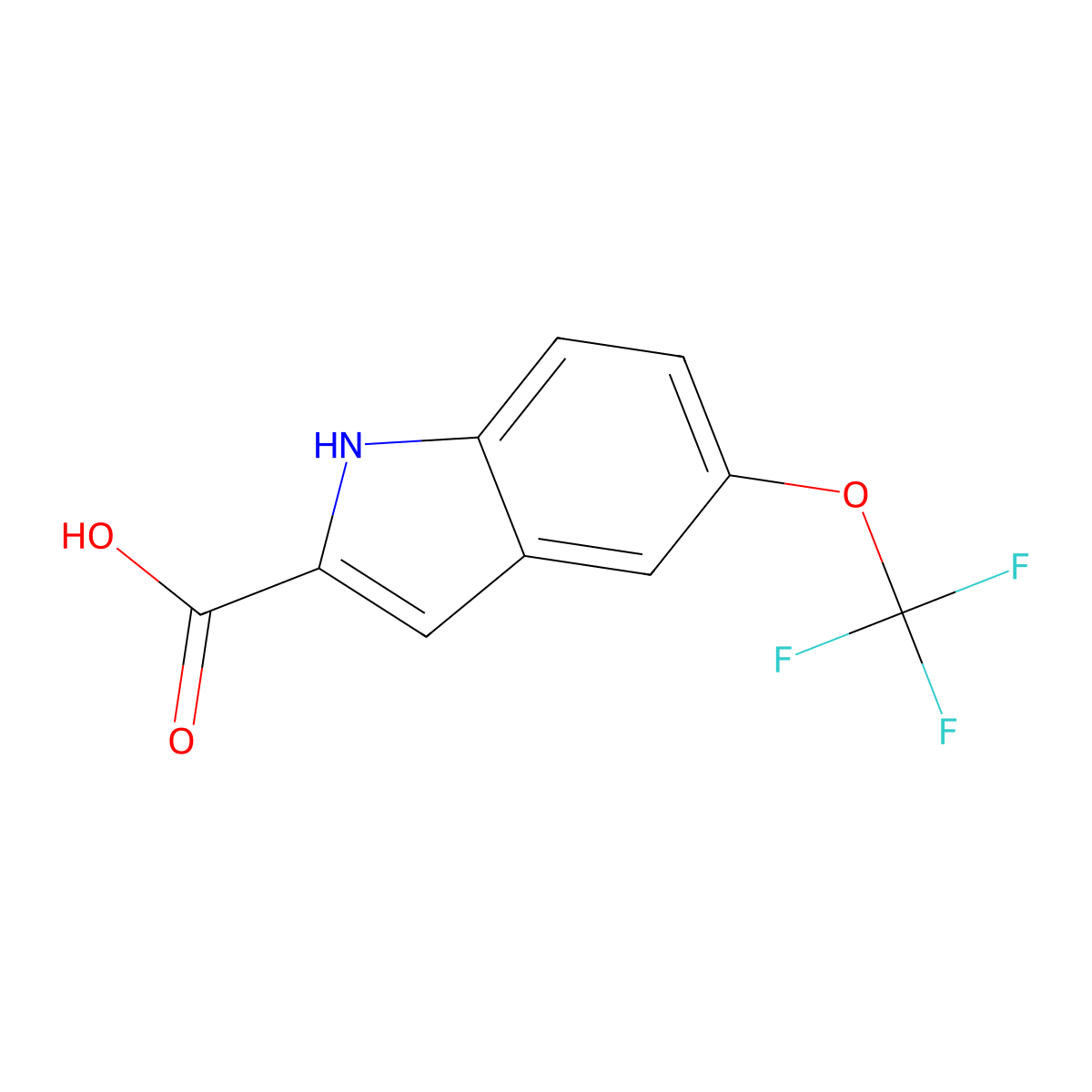 5-(Trifluoromethoxy)-1H-indole-2-carboxylic acid molecular structure, CAS 175203-84-6