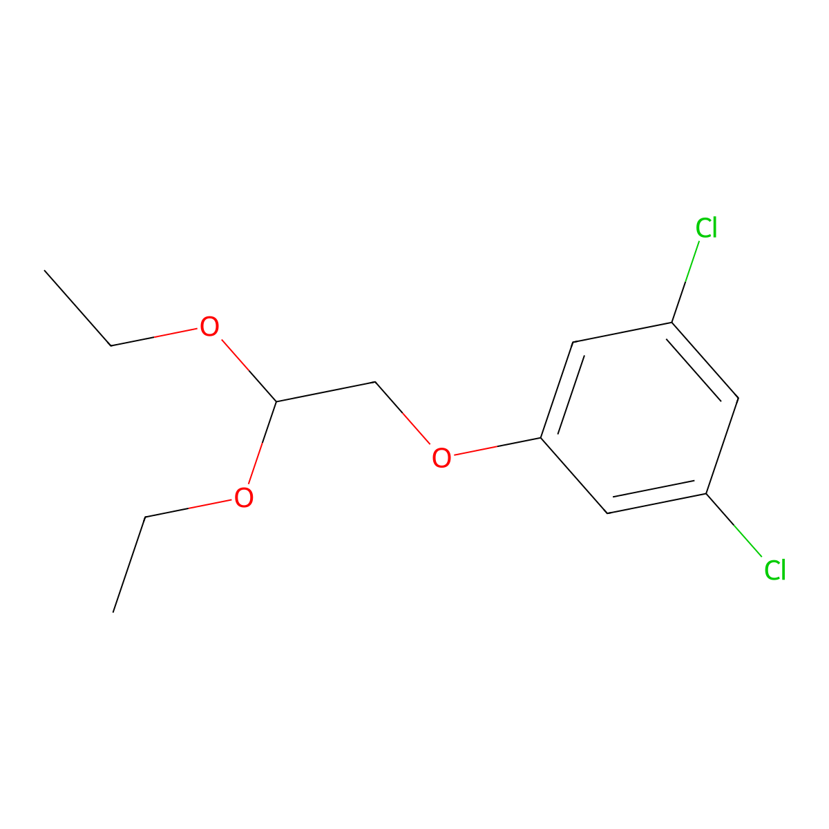 1,3-Dichloro-5-(2,2-diethoxyethoxy)benzene molecular structure, CAS 175204-49-6