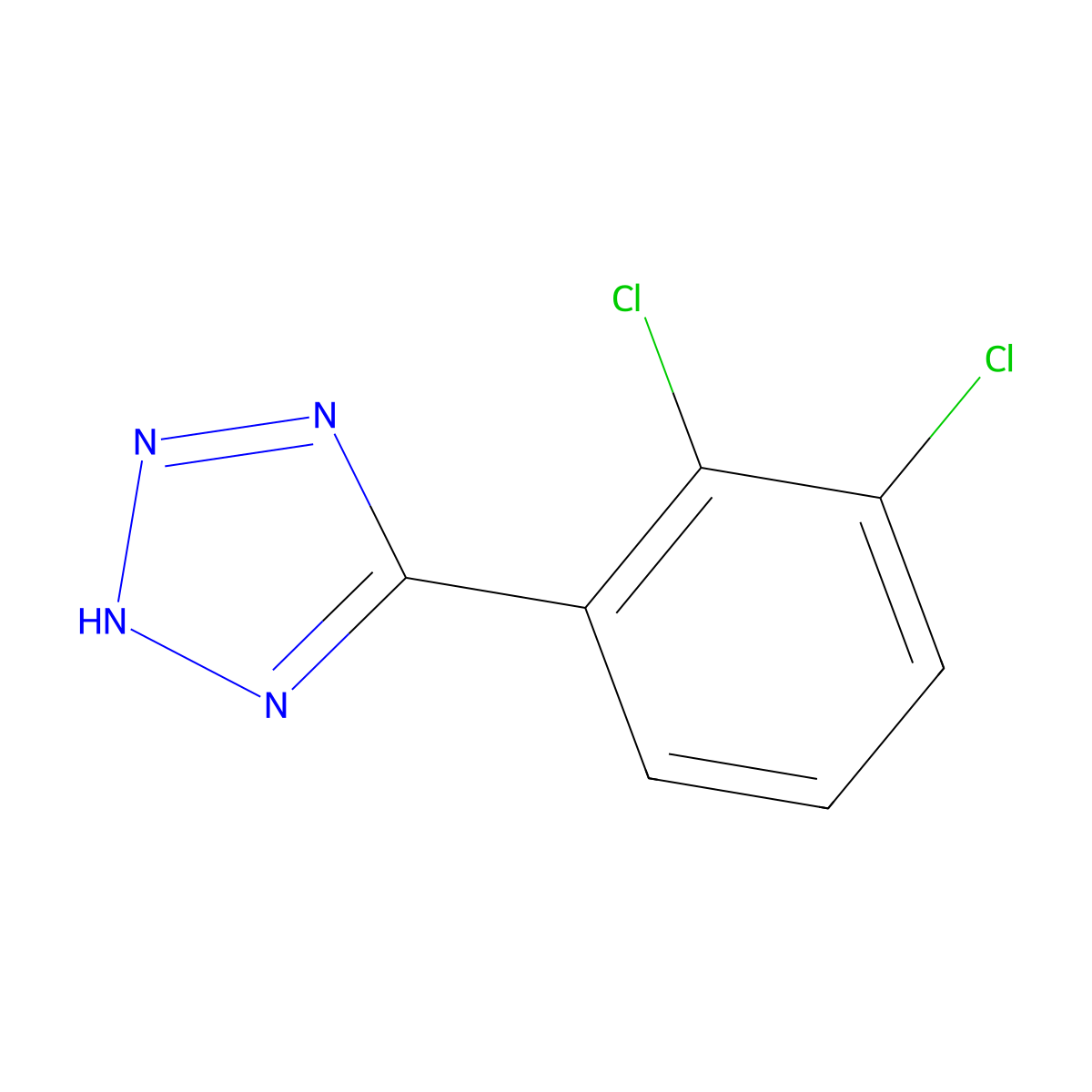 5-(2,3-Dichlorophenyl)-1H-tetrazole molecular structure, CAS 175205-12-6