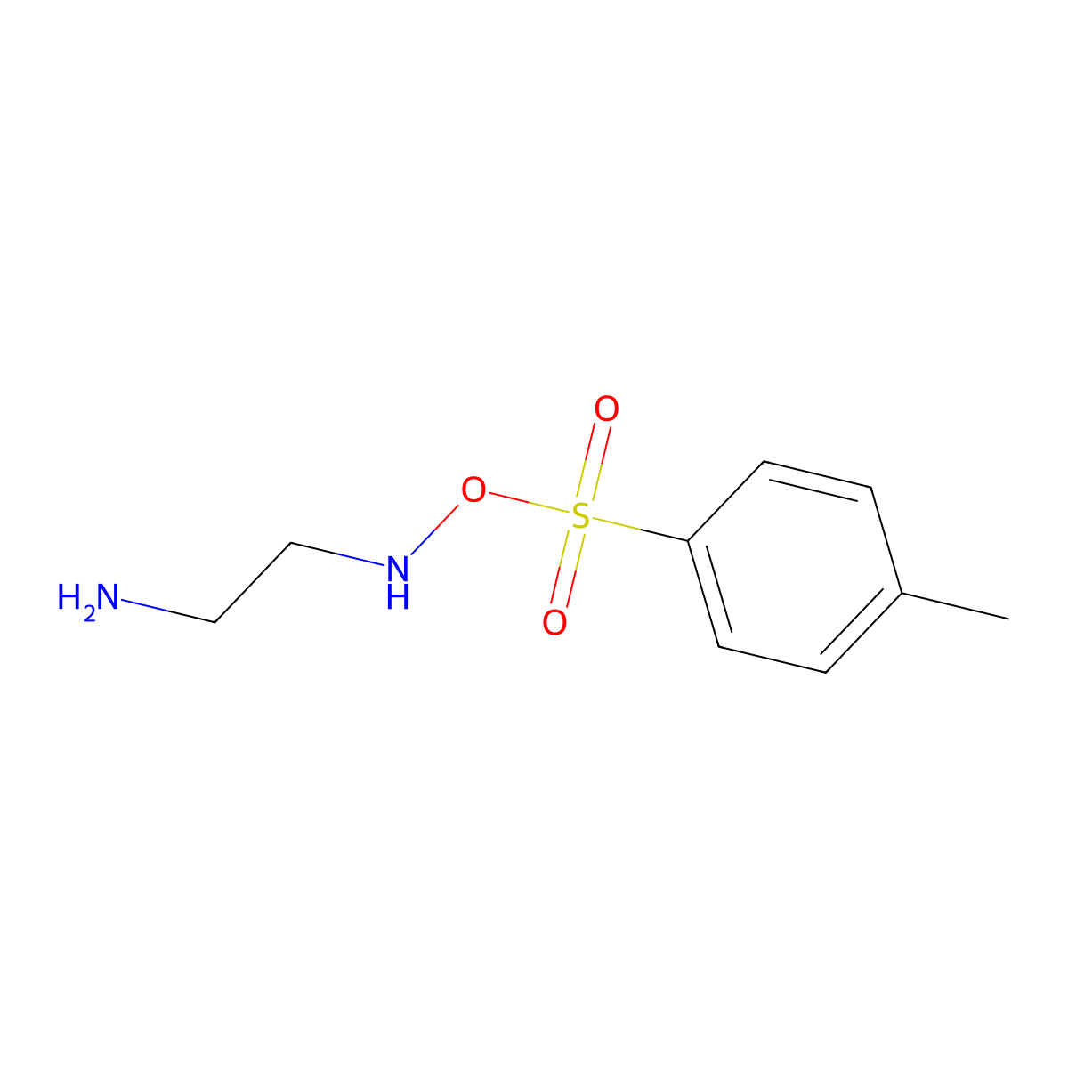 2-((Tosyloxy)amino)ethanamine molecular structure, CAS 175205-36-4
