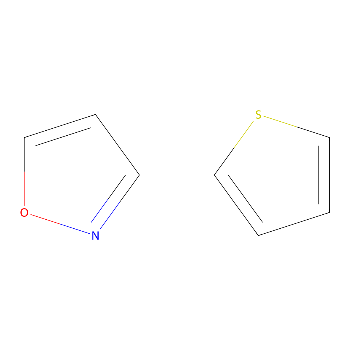 3-(2-Thienyl)isoxazole molecular structure, CAS 175205-65-9