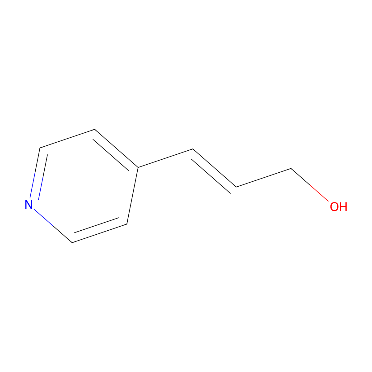 3-(4-Pyridyl)-2-propen-1-ol molecular structure, CAS 175219-87-1