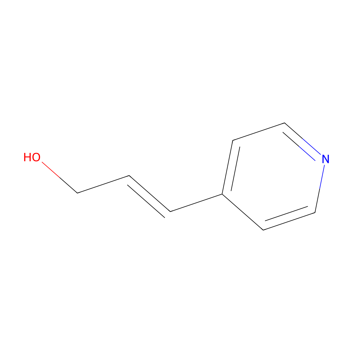 3-(4-Pyridyl)-2-propen-1-ol molecular structure, CAS 175219-87-1