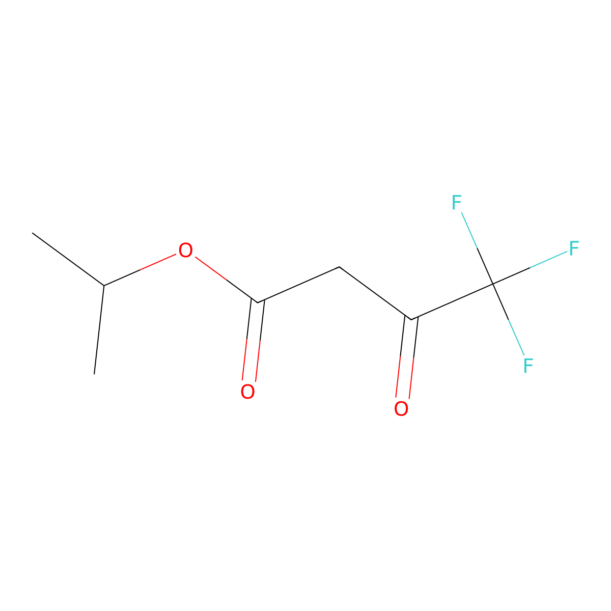 Isopropyl 4,4,4-Trifluoroacetoacetate molecular structure, CAS 175230-50-9