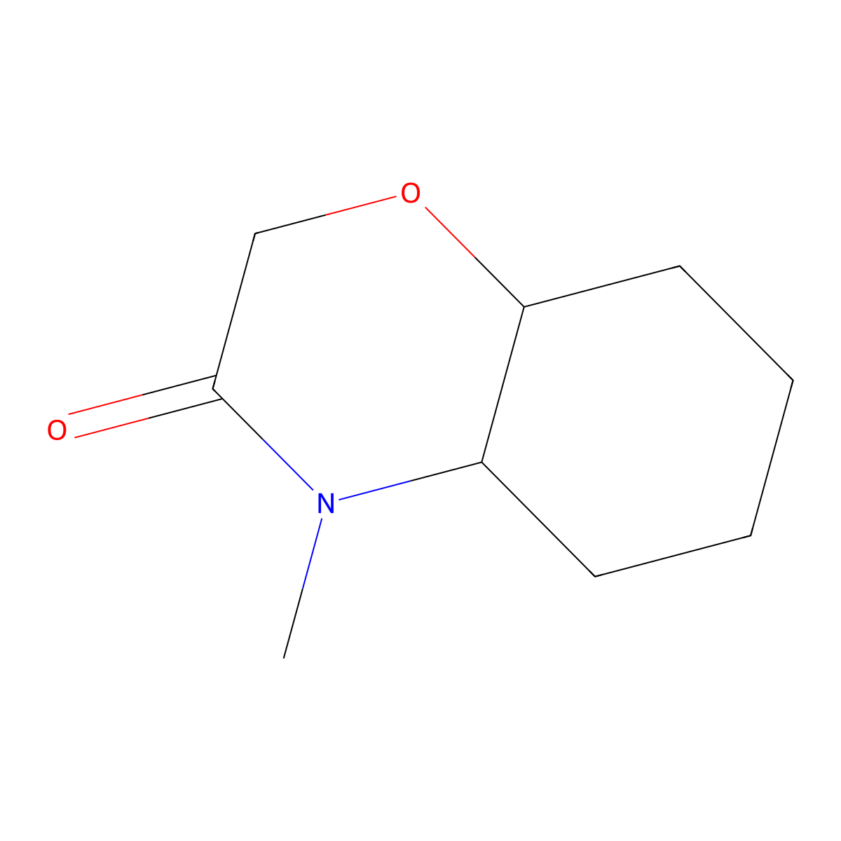 (4aS,8aS)-4-methyl-4a,5,6,7,8,8a-hexahydrobenzo[b][1,4]oxazin-3-one molecular structure, CAS 175232-04-9