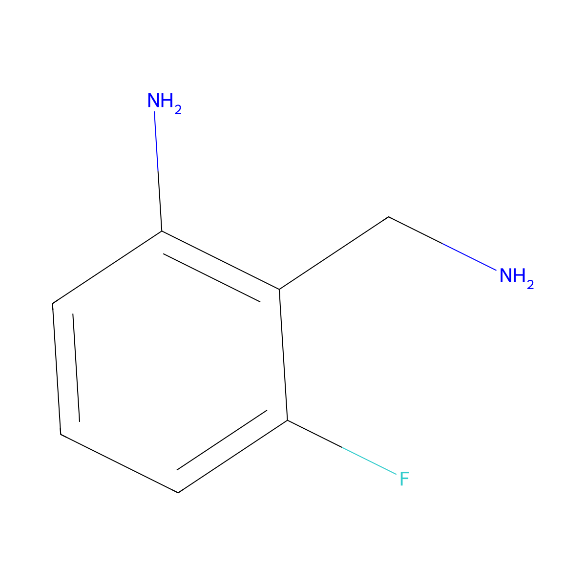 2-Amino-6-fluorobenzylamine molecular structure, CAS 175277-93-7