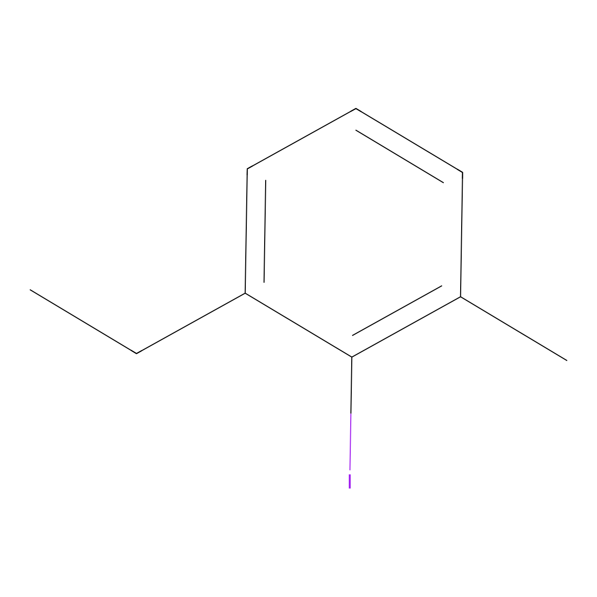 1-Ethyl-2-iodo-3-methylbenzene molecular structure, CAS 175277-95-9