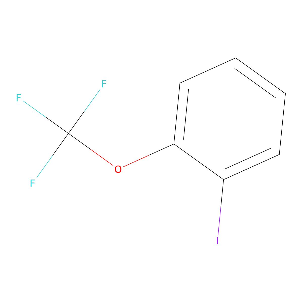 1-Iodo-2-(trifluoromethoxy)benzene molecular structure, CAS 175278-00-9