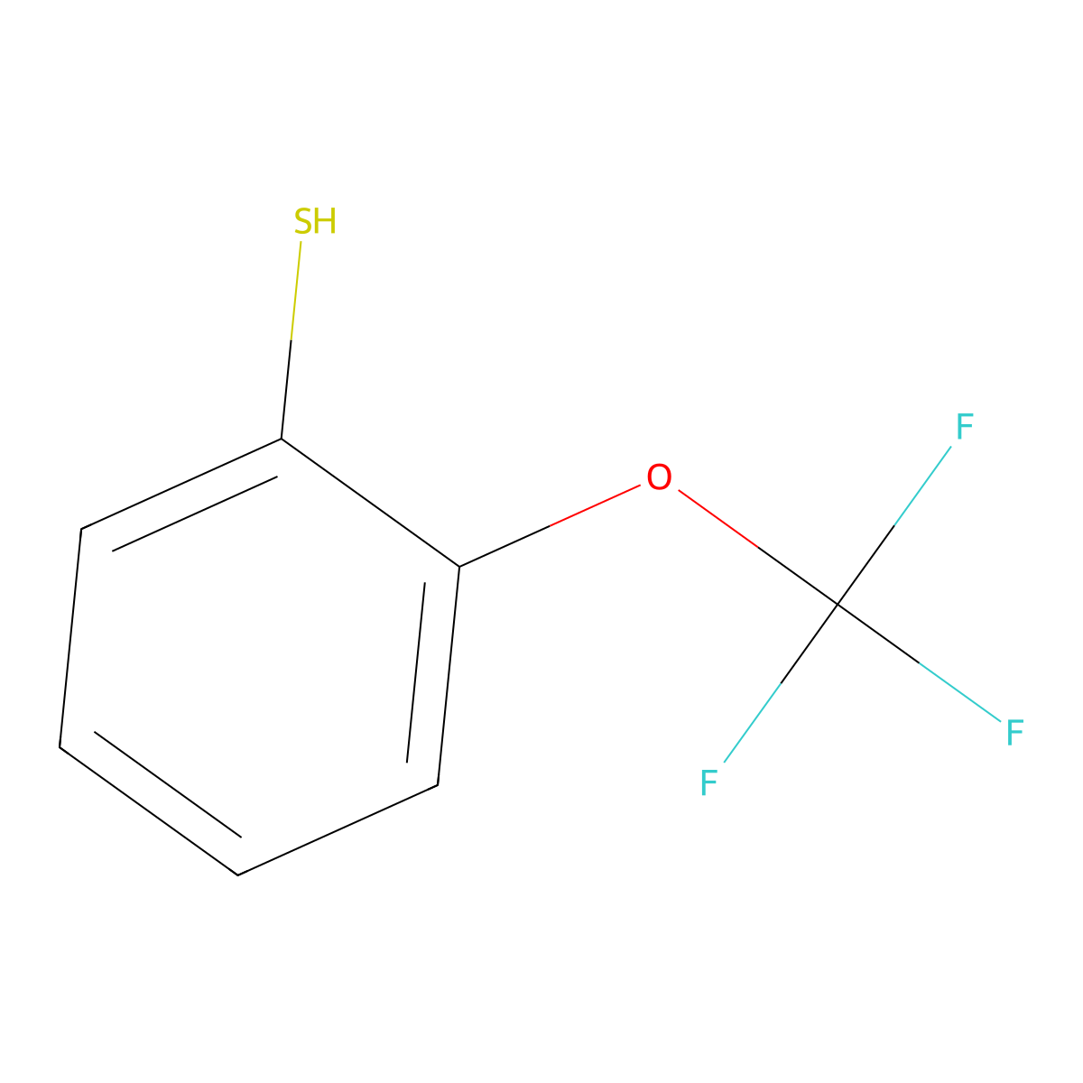 2-(Trifluoromethoxy)thiophenol molecular structure, CAS 175278-01-0