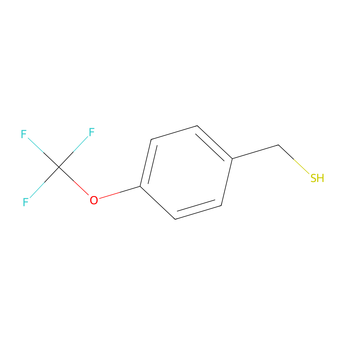 [4-(Trifluoromethoxy)phenyl]methanethiol molecular structure, CAS 175278-03-2