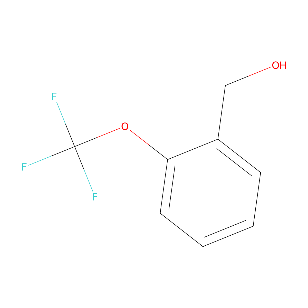 2-(Trifluoromethoxy)benzyl alcohol molecular structure, CAS 175278-07-6