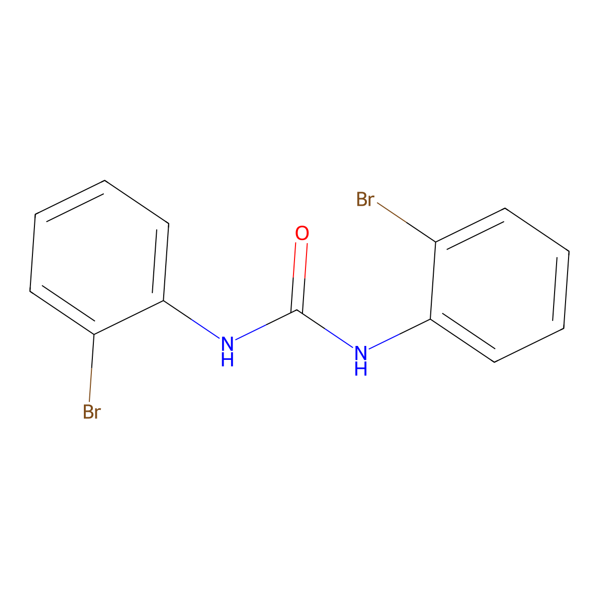 N,N'-di(2-bromophenyl)urea molecular structure, CAS 175278-34-9