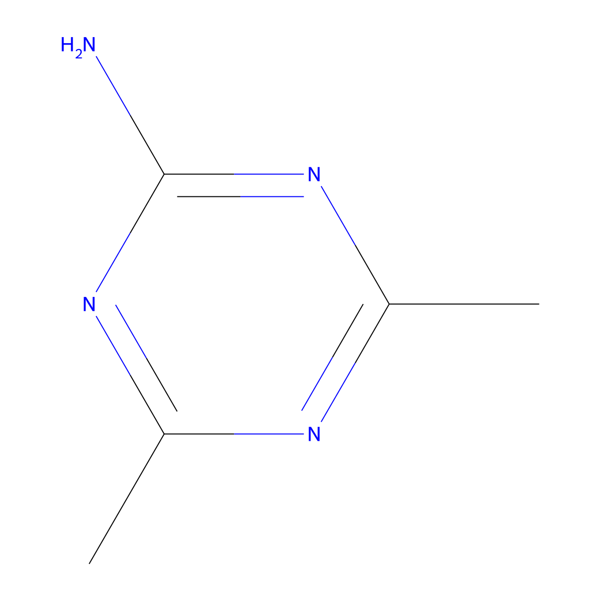 Dimethyl-1,3,5-triazin-2-amine molecular structure, CAS 175278-59-8