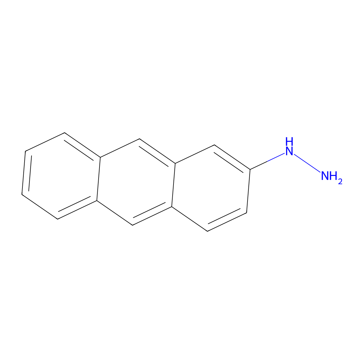Anthracen-2-YL-hydrazine molecular structure, CAS 17529-06-5
