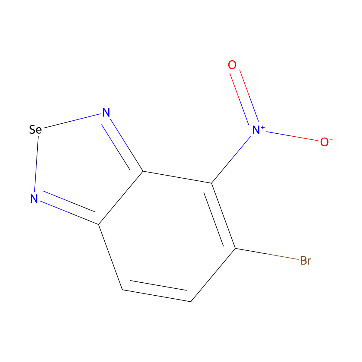 5-Bromo-4-nitrobenzo[c][1,2,5]selenadiazole molecular structure, CAS 1753-20-4