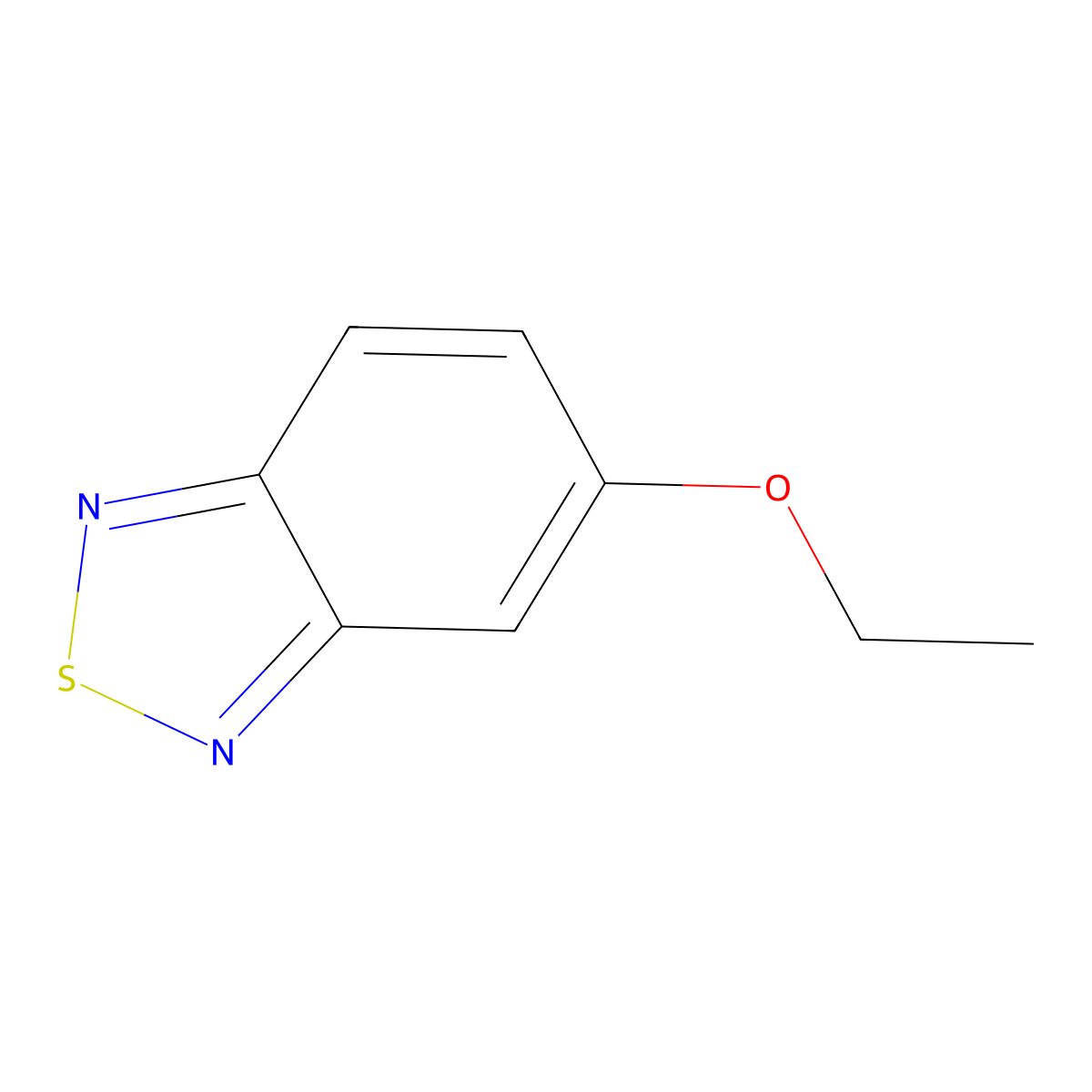5-Ethoxy-2,1,3-benzothiadiazole molecular structure, CAS 1753-21-5