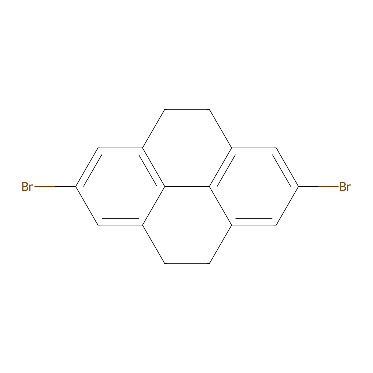 2,7-Dibromo-4,5,9,10-tetrahydropyrene molecular structure, CAS 17533-36-7