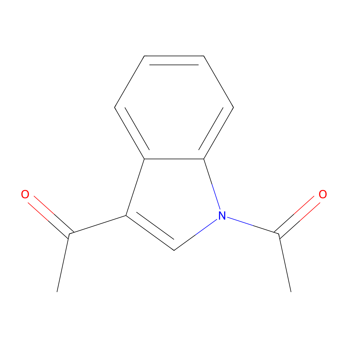 1,3-Diacetyl-1H-indole molecular structure, CAS 17537-64-3