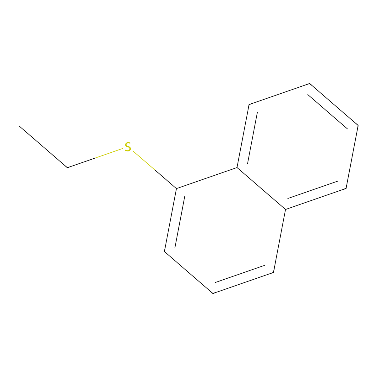 1-(Ethylthio)naphthalene molecular structure, CAS 17539-31-0