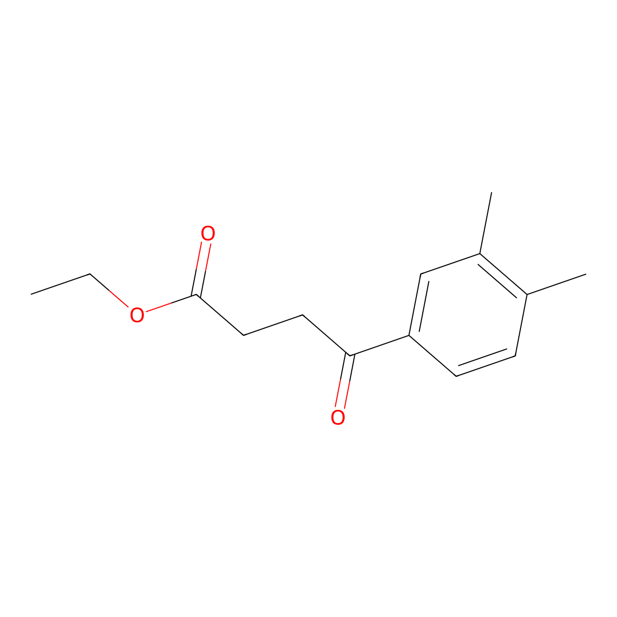 Ethyl 4-(3,4-dimethylphenyl)-4-oxobutyrate molecular structure, CAS 175394-01-1