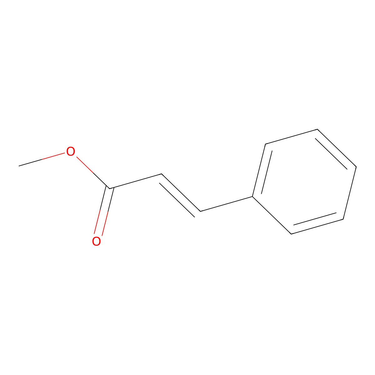 Methyl Cinnamate molecular structure, CAS 1754-62-7