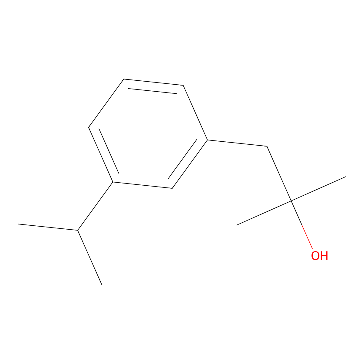 1-(3-iso-Propylphenyl)-2-methyl-2-propanol molecular structure, CAS 1754-68-3