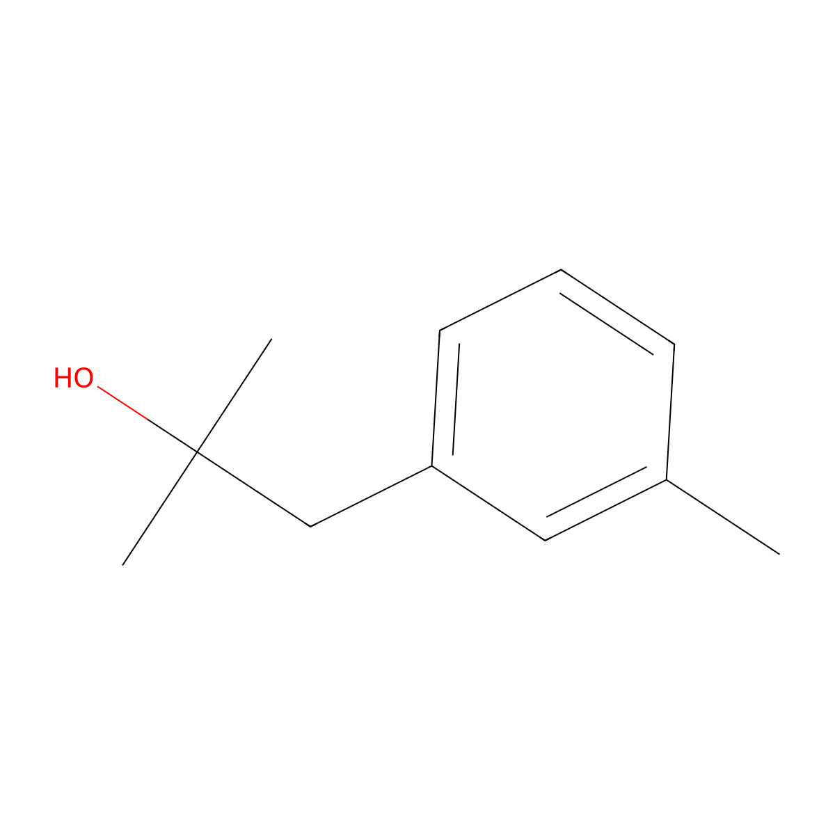 1-(3-Methylphenyl)-2-methyl-2-propanol molecular structure, CAS 1754-70-7