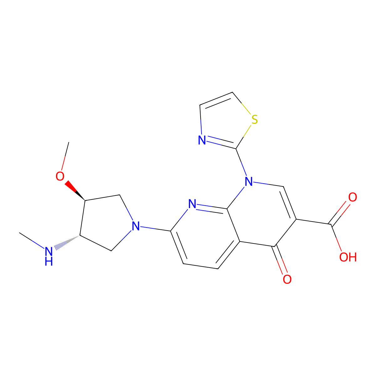 Vosaroxin molecular structure, CAS 175414-77-4