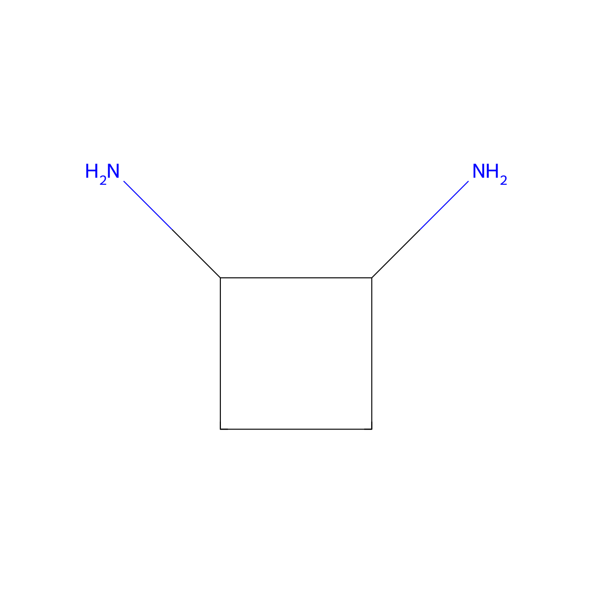 (1S,2S)-Cyclobutane-1,2-diamine molecular structure, CAS 175414-99-0