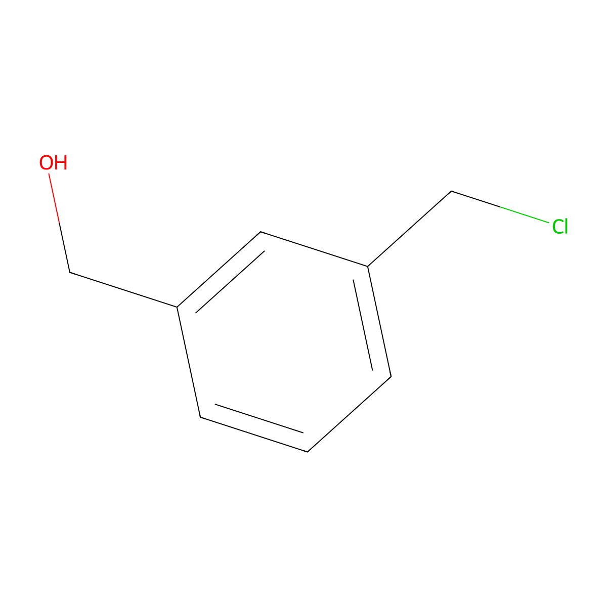 (3-(Chloromethyl)phenyl)methanol molecular structure, CAS 175464-51-4