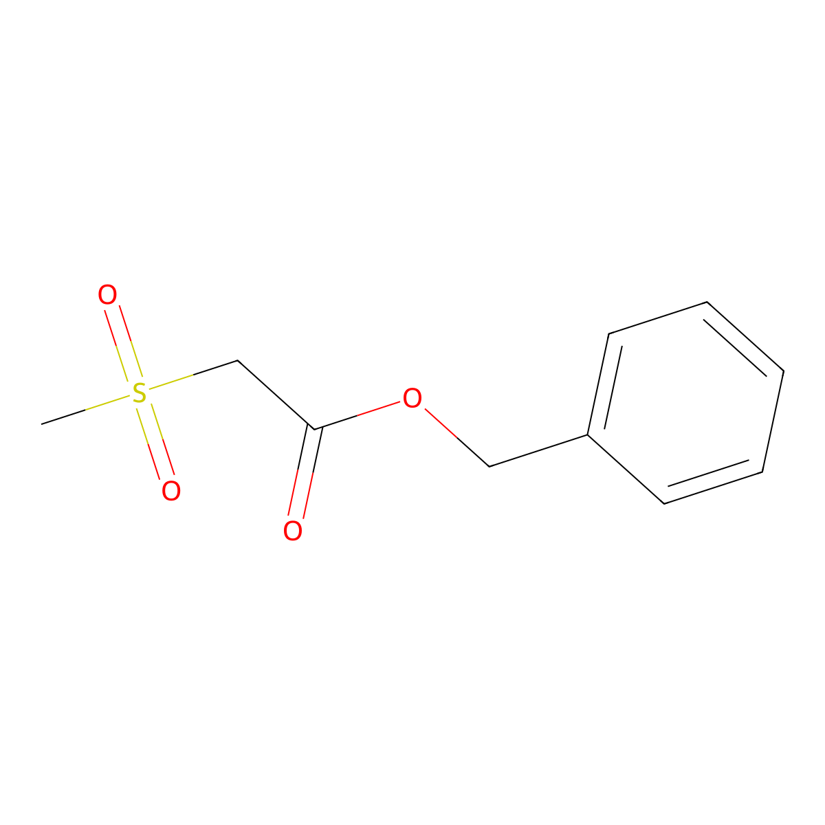 Benzyl 2-methanesulfonylacetate molecular structure, CAS 175465-93-7