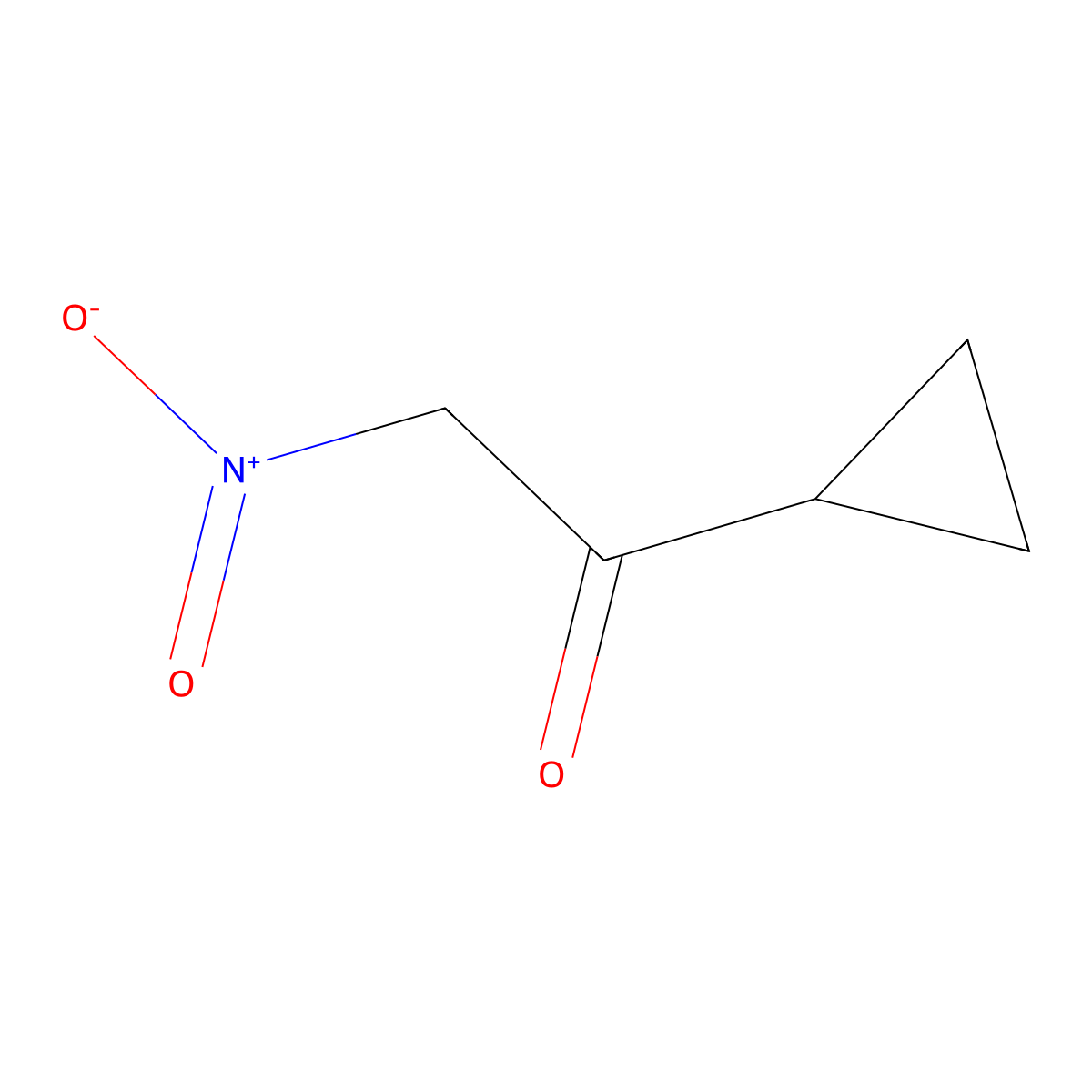 1-Cyclopropyl-2-nitroethanone molecular structure, CAS 175469-62-2